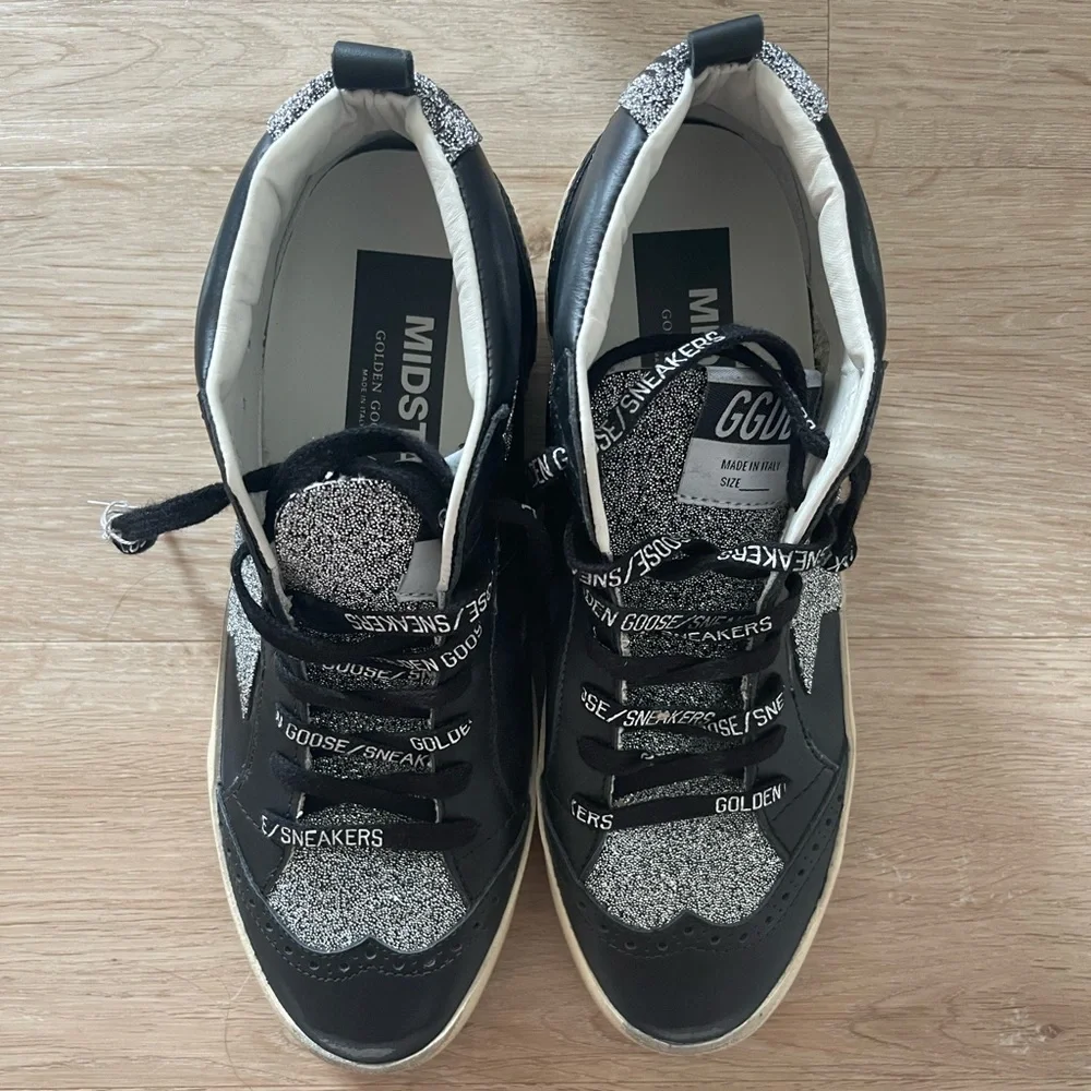 GOLDEN GOOSE MIDSTAR SNEAKERS, SZ 9 - Picture 1 of 6